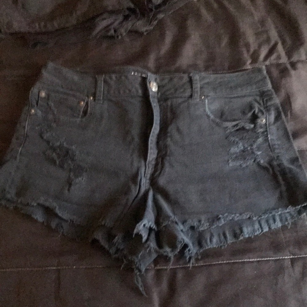 HiRise festival American eagle shorts front n back pockets cut offs...